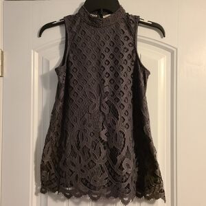 Rewind Lace High Neck Top